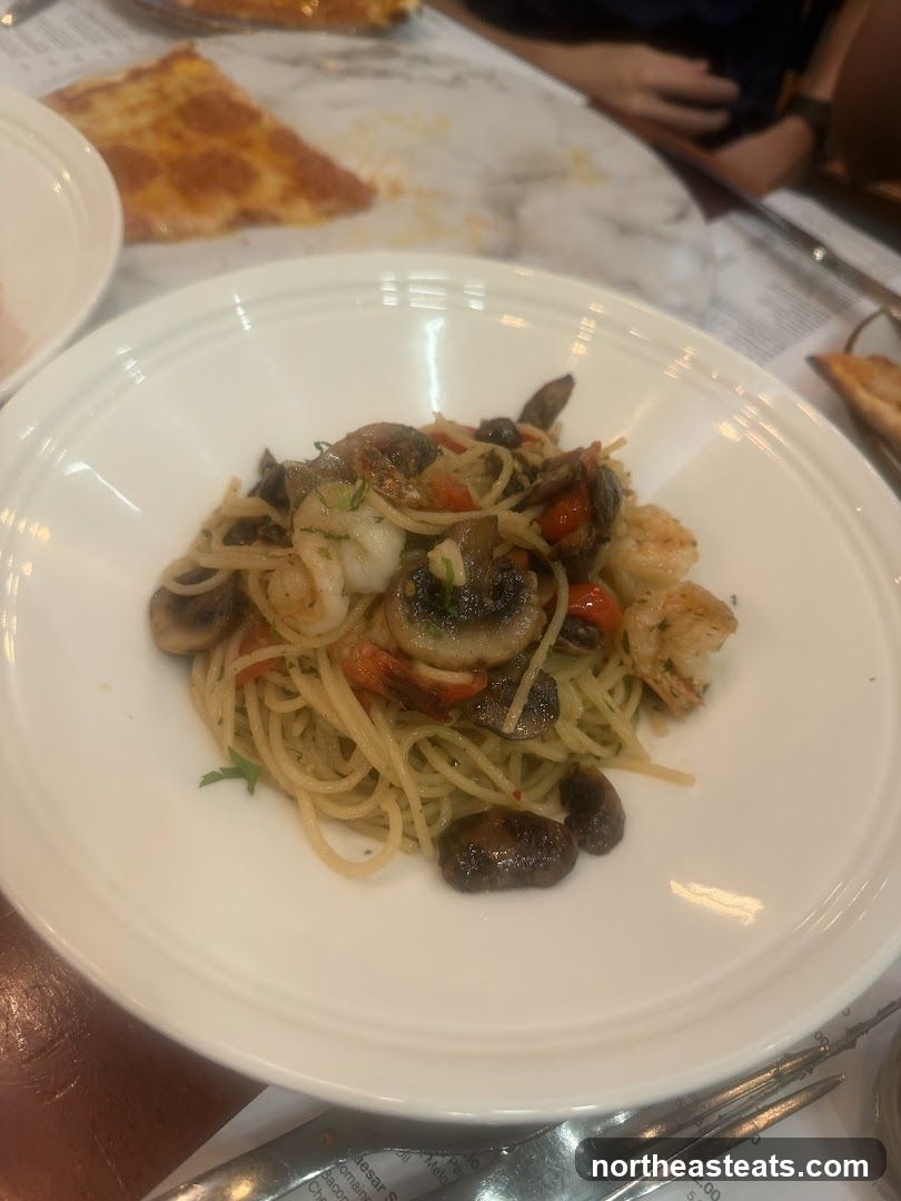 Shrimp and Mushroom Pasta
