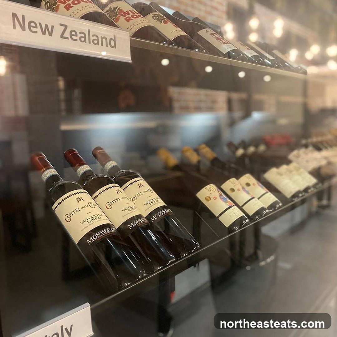 Wine Bottles on Display