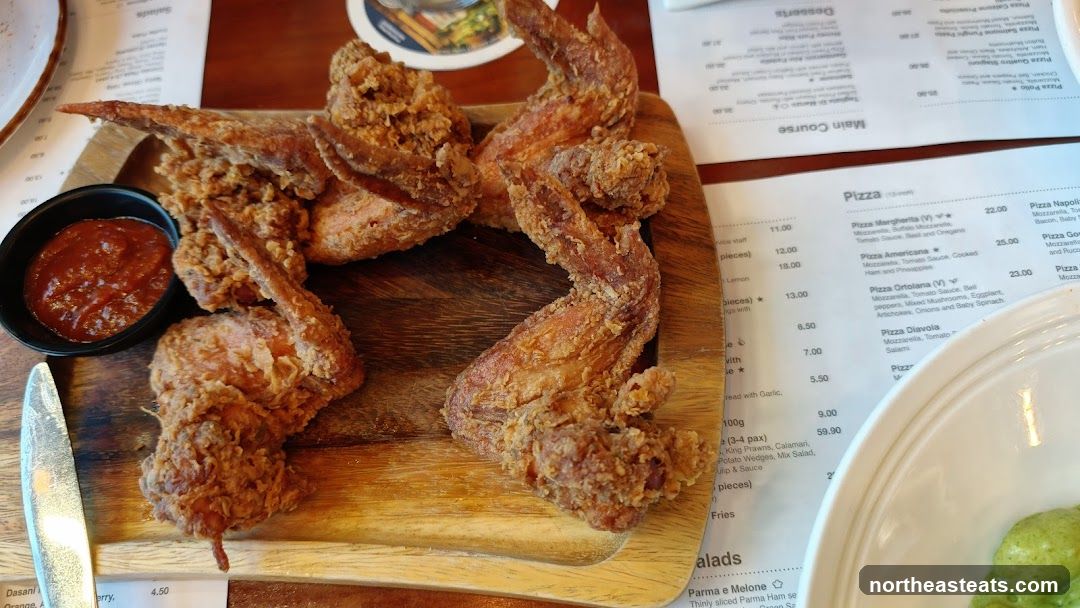 Fried Chicken Wings and Menu
