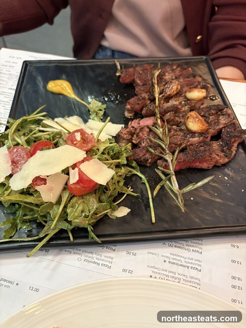 Steak and Salad