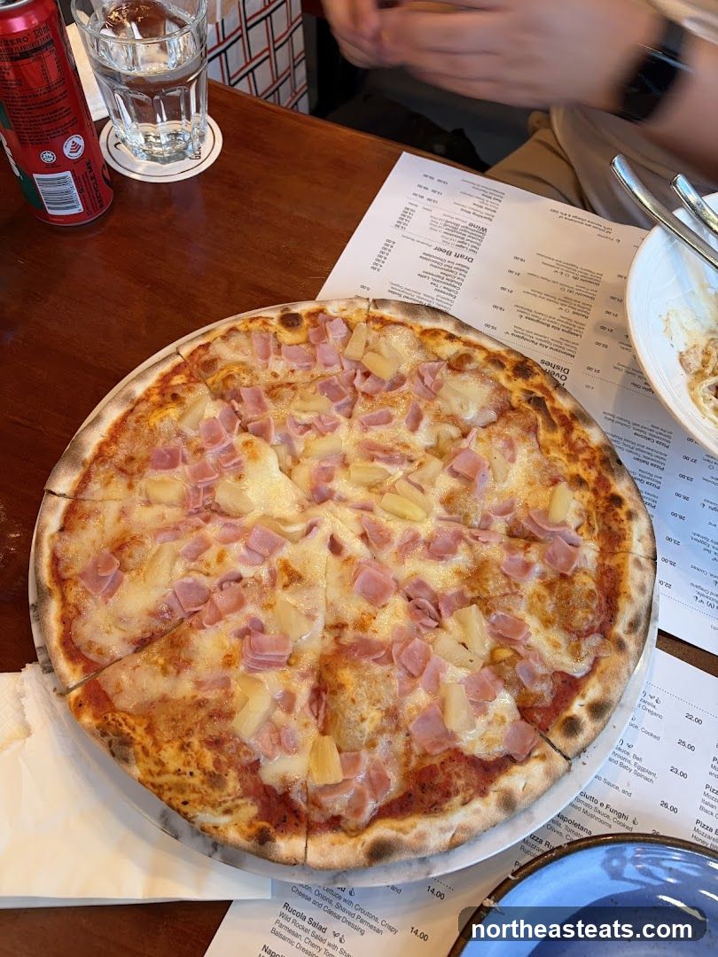 Hawaiian Pizza and Menu
