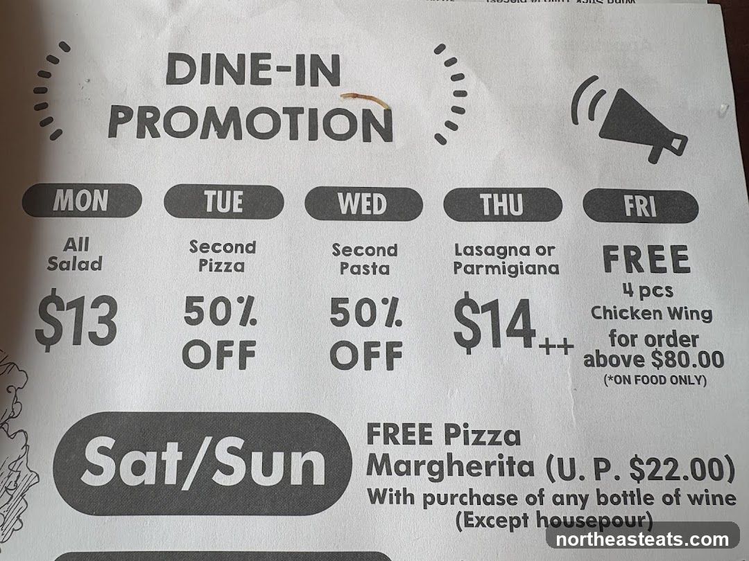 Dine-In Promotion