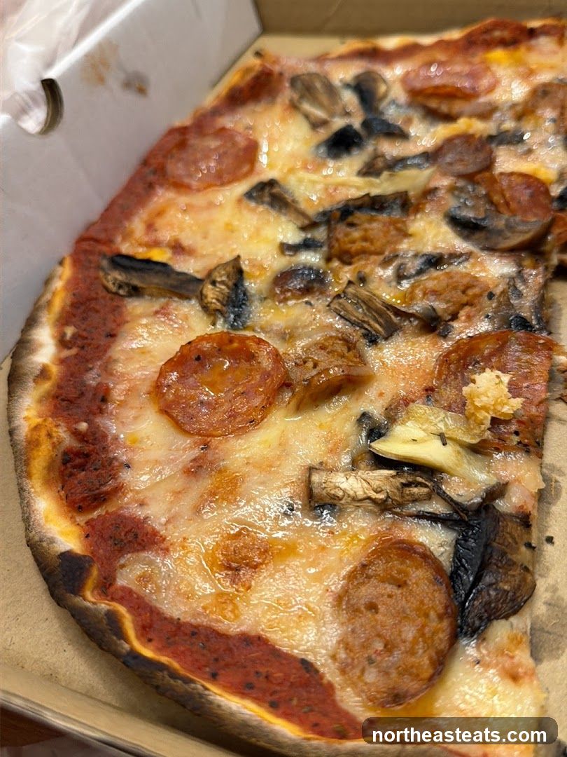 Pepperoni and Mushroom Pizza