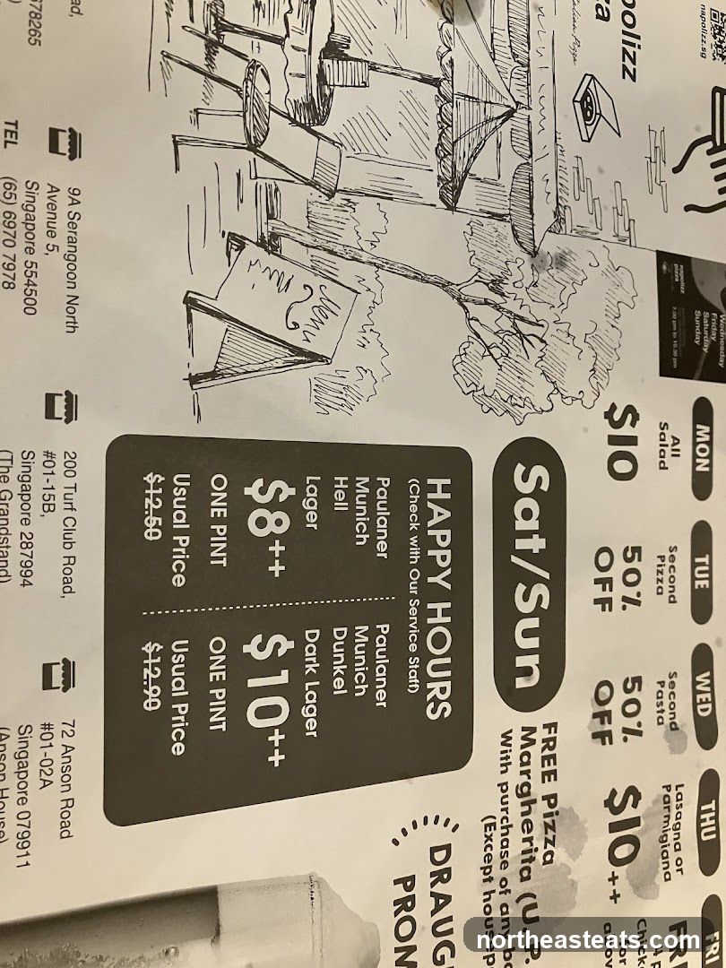 Happy Hours Menu