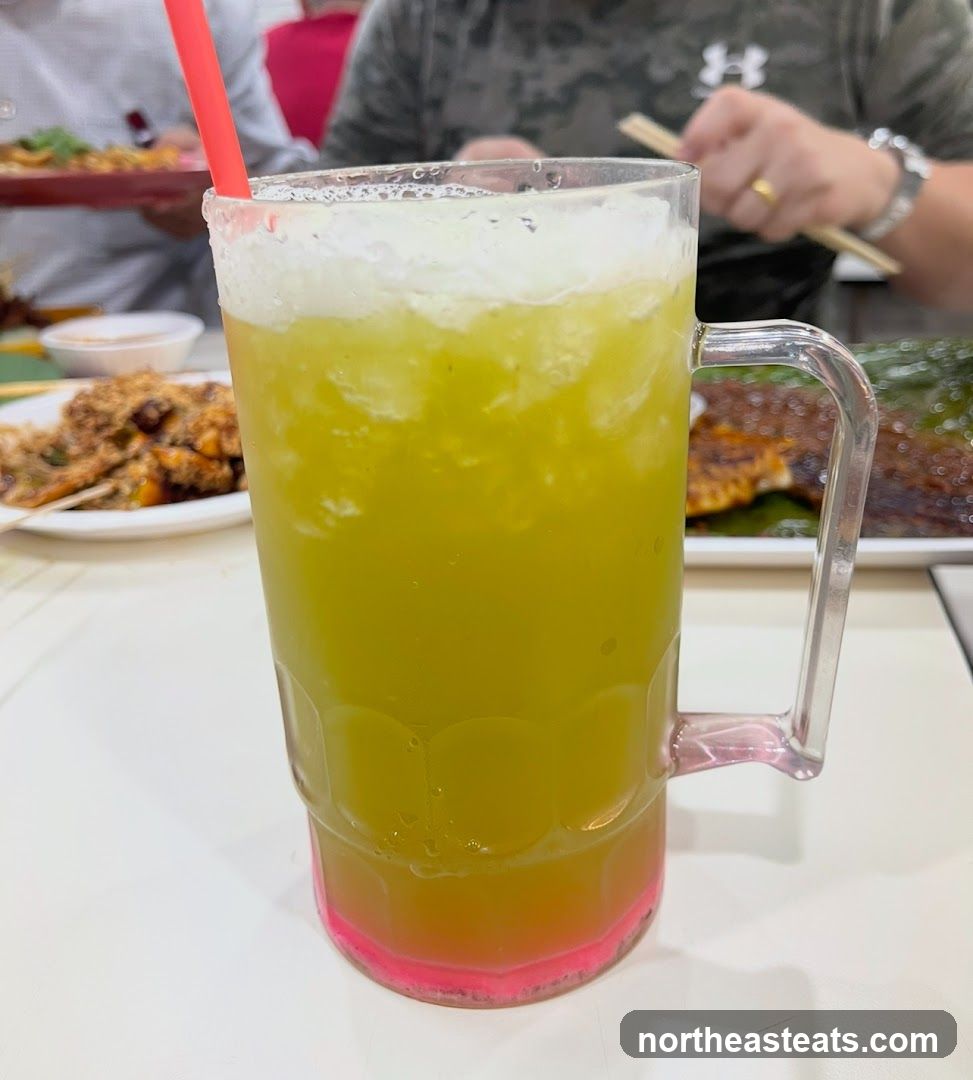 Green Drink with Foam