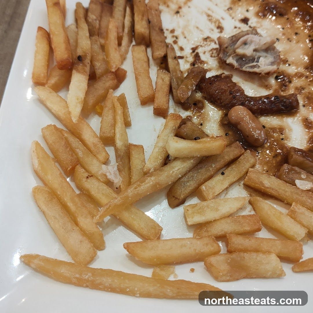 French Fries and Leftover Meal