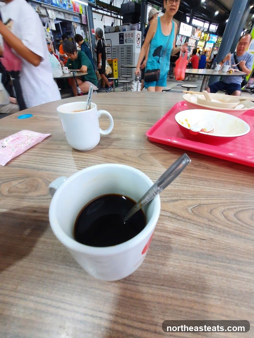 Coffee at a Food Court