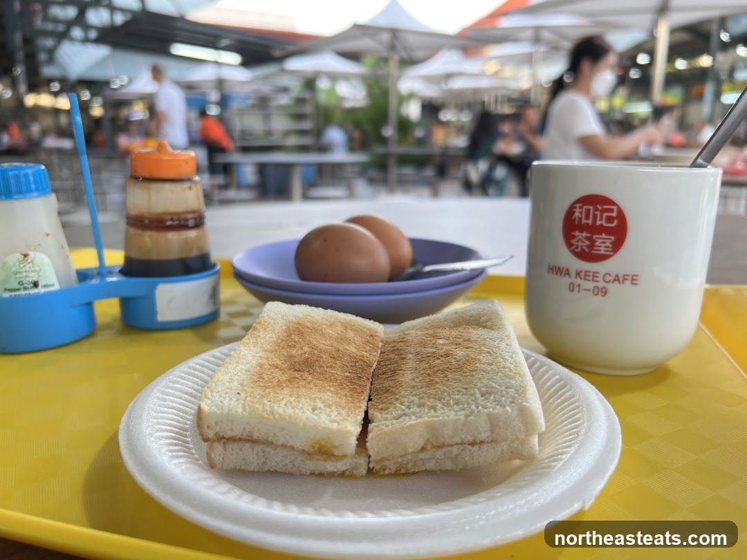 Breakfast at Hwa Kee Cafe