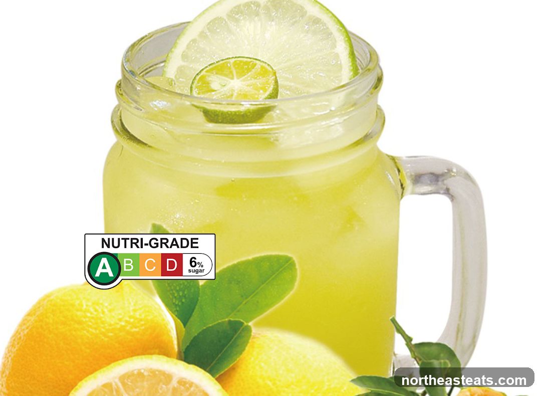 Lemonade with Nutri-Grade Label