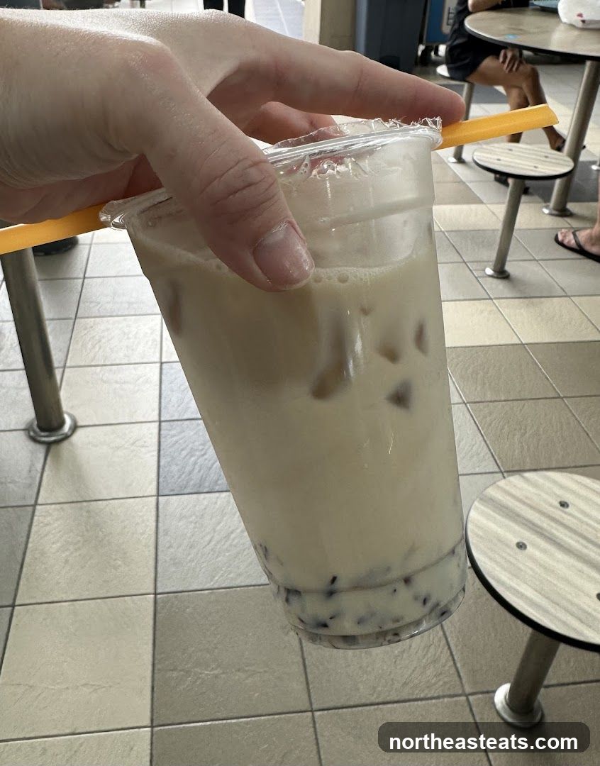 Bubble Tea with Tapioca Pearls