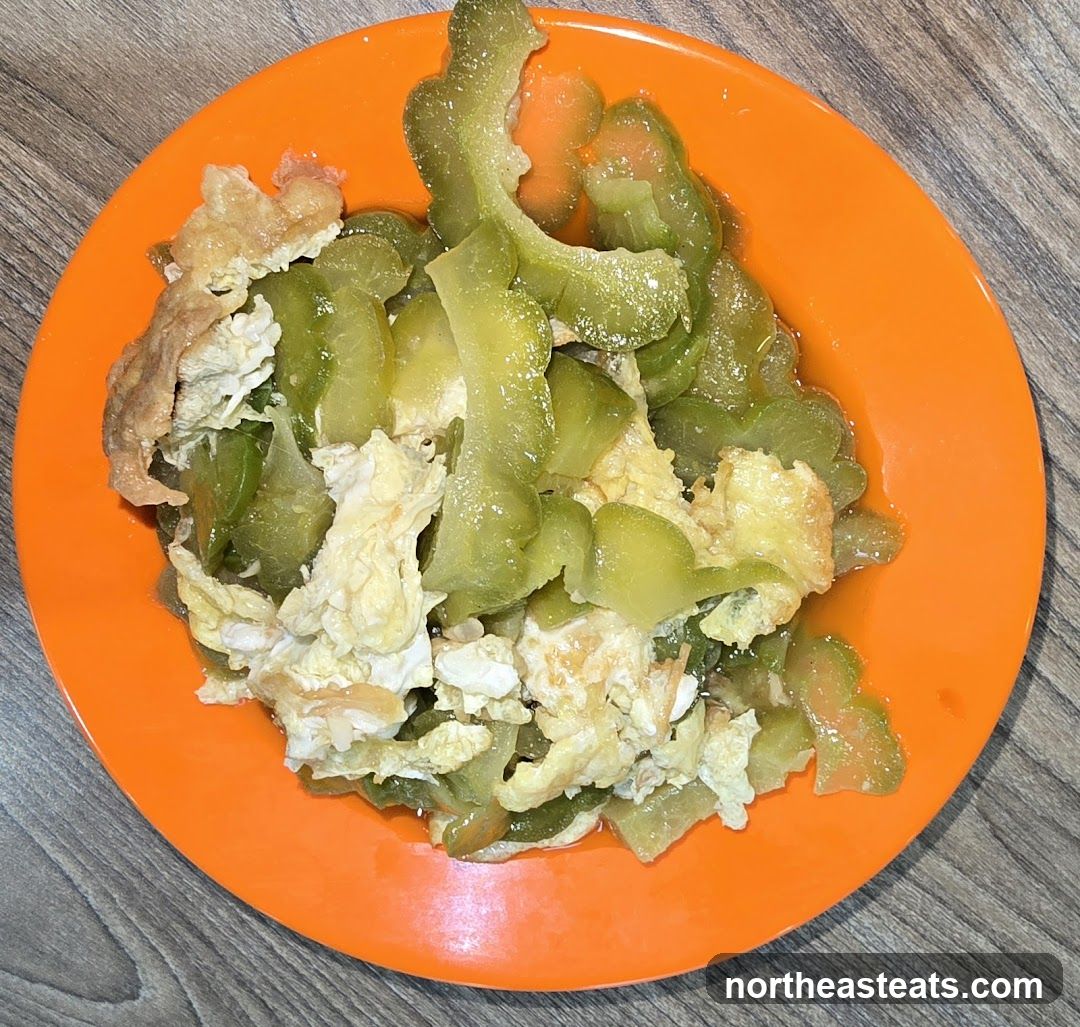 Bitter Melon with Scrambled Eggs