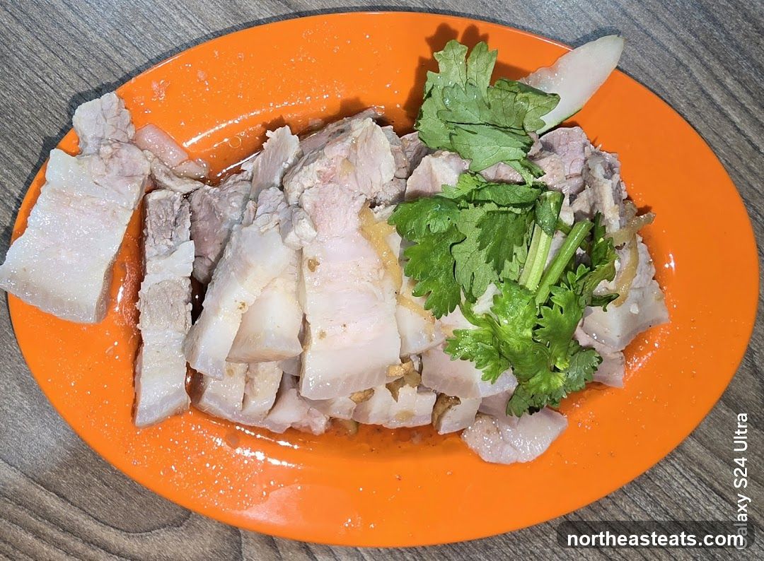 Steamed Pork Belly with Cilantro