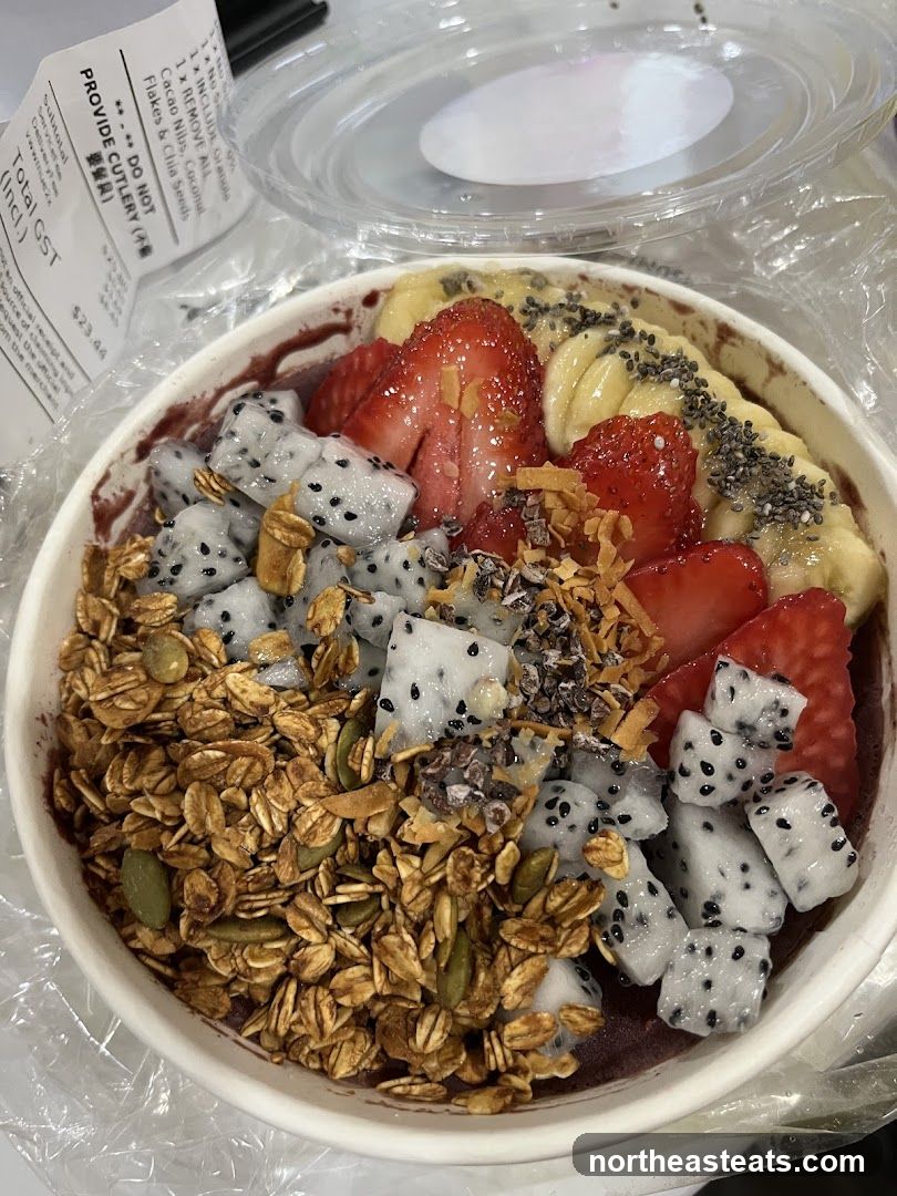 Acai Bowl with Fruit and Granola