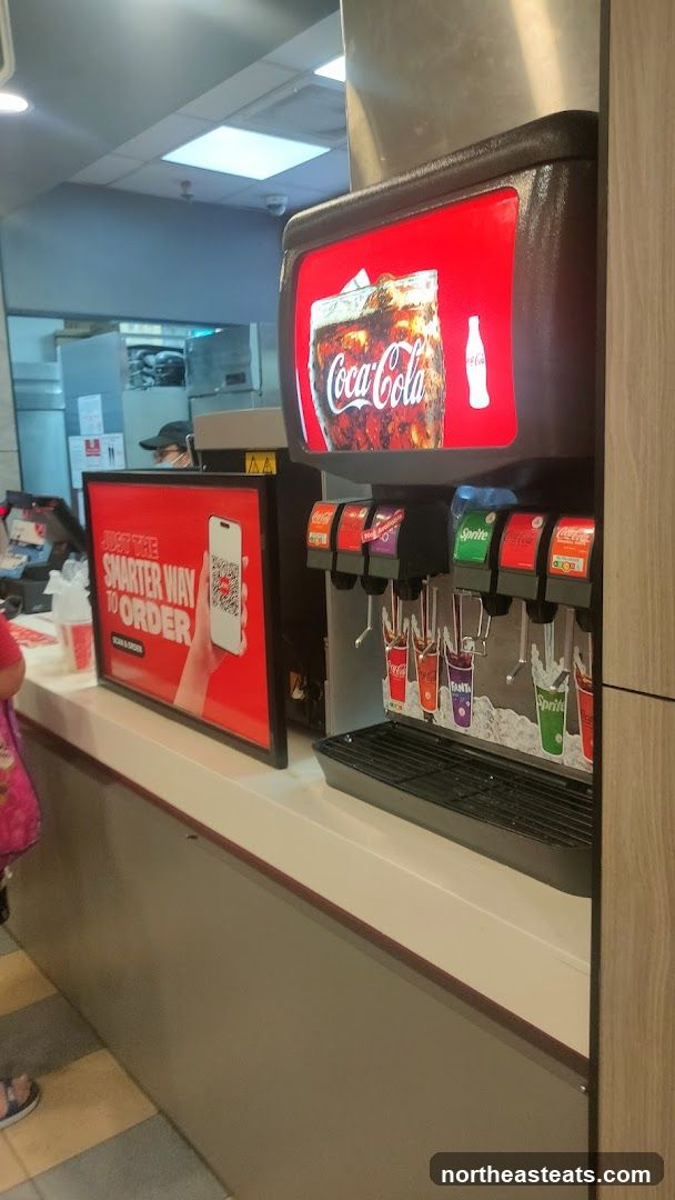 Drink dispenser and ordering sign