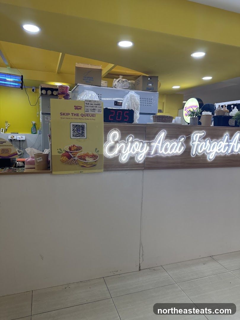 Acai Bowl Shop Counter