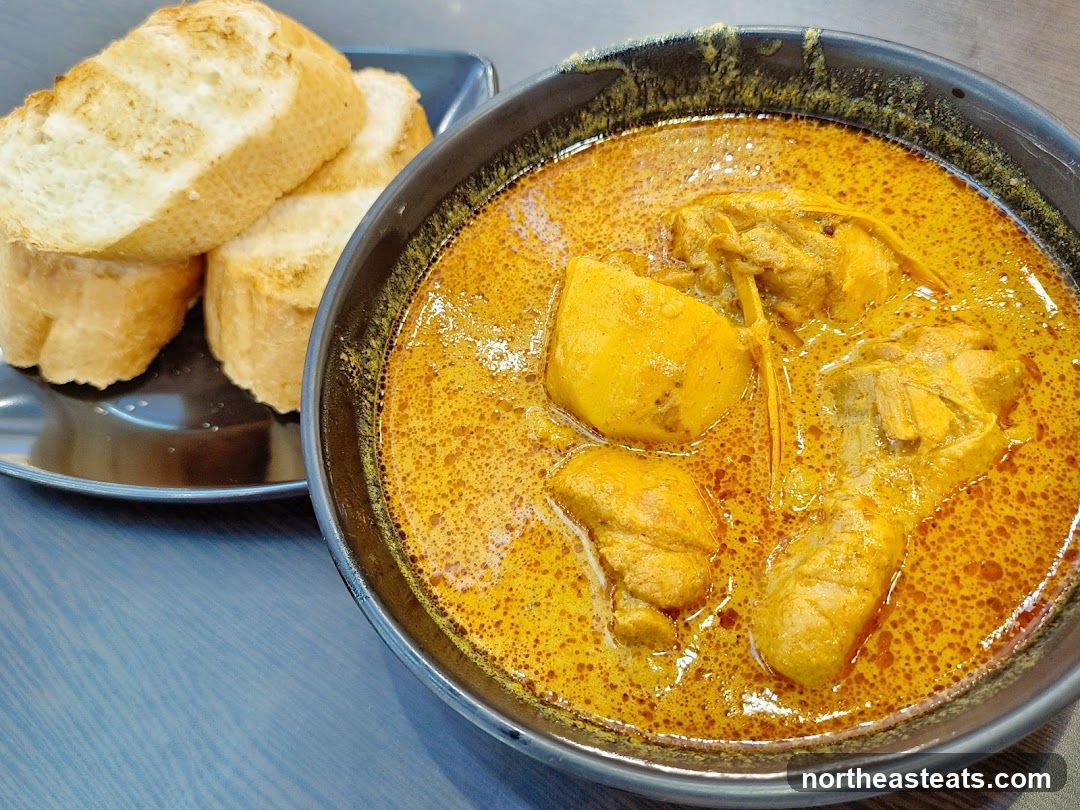 Chicken Curry with Bread