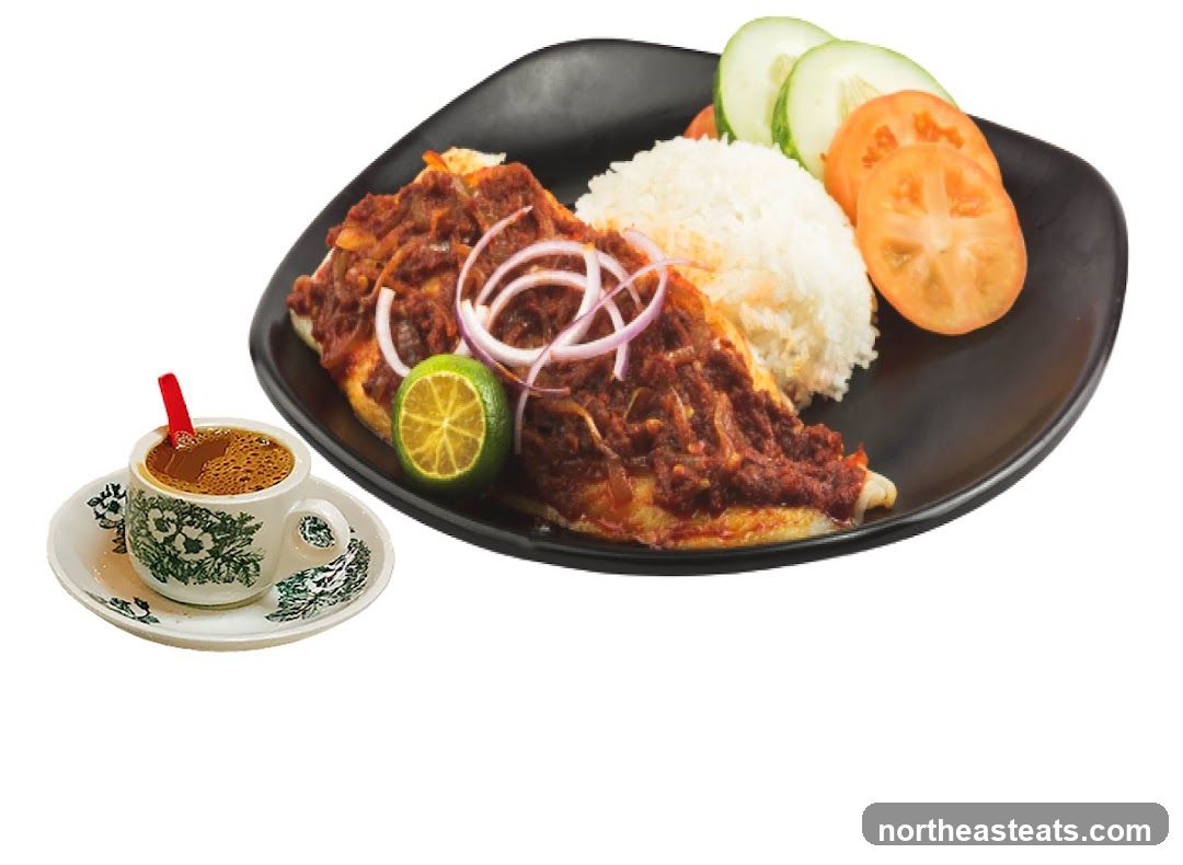 Fish with Rice and Coffee