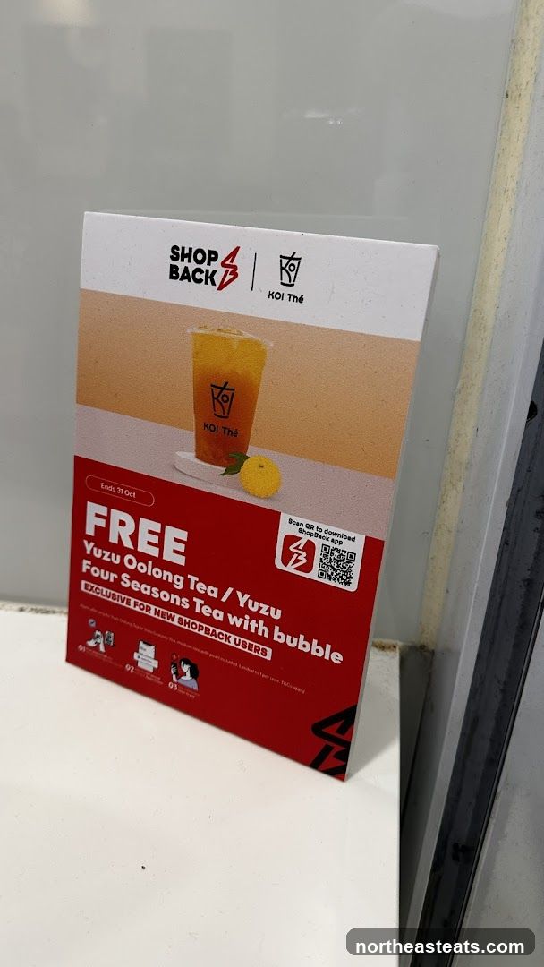 ShopBack and KOI Thé Promotion