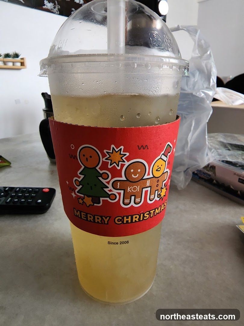 Christmas themed drink cup