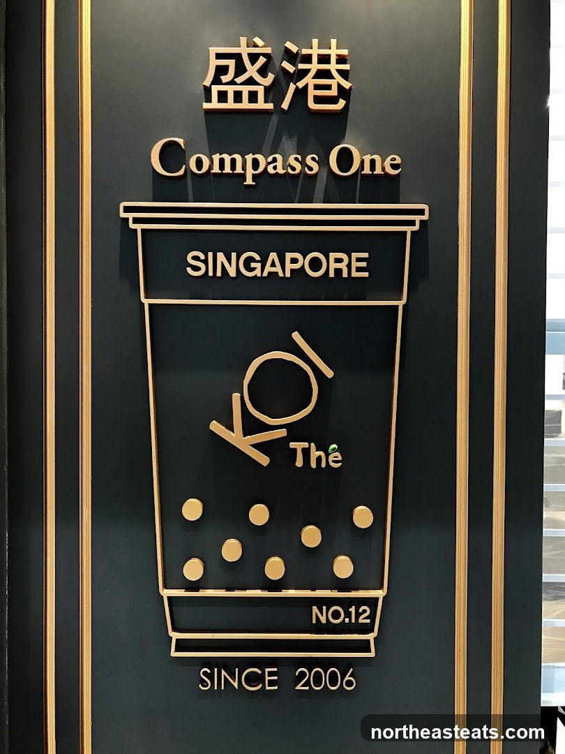 Koi The Singapore Sign