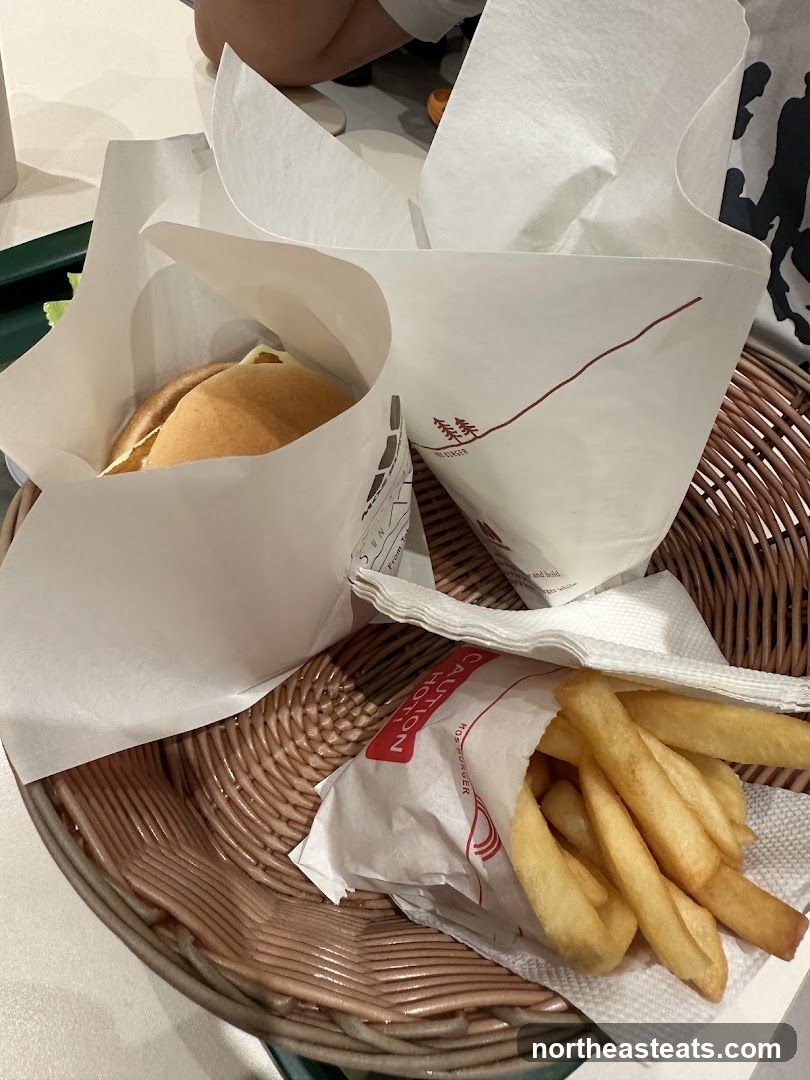 Burger and Fries
