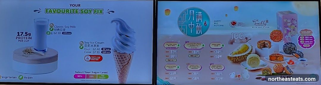 Soy products and mooncakes