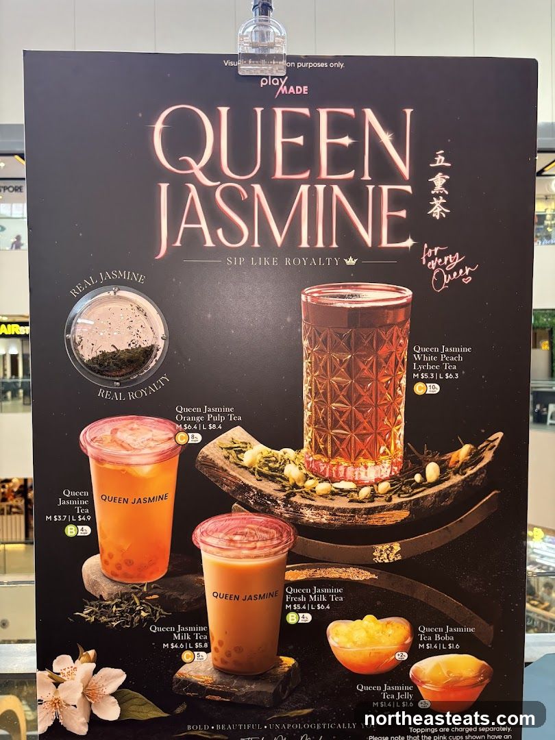 Queen Jasmine Menu