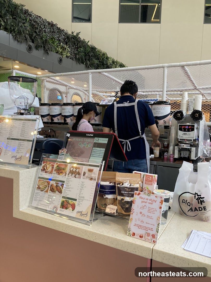 Cafe Counter with Staff