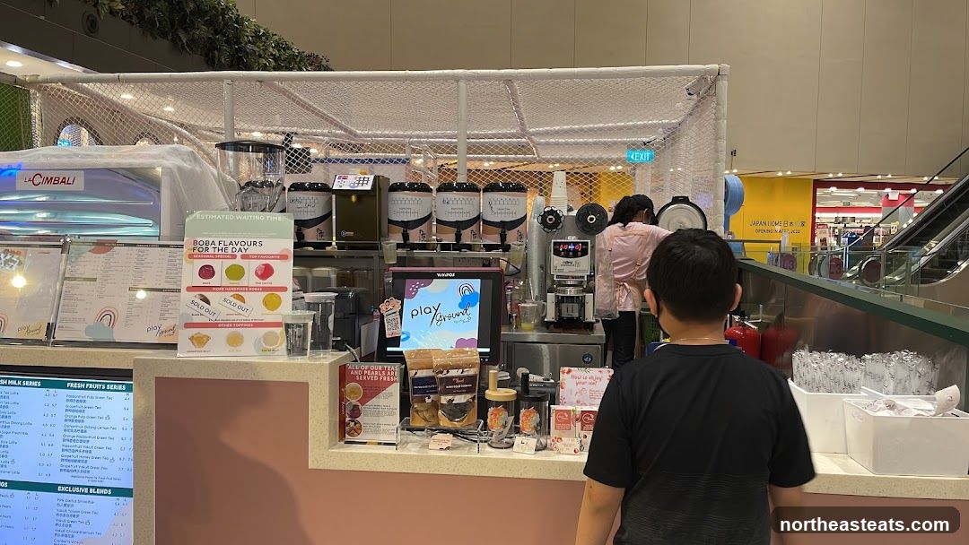 Boba Tea Shop Counter
