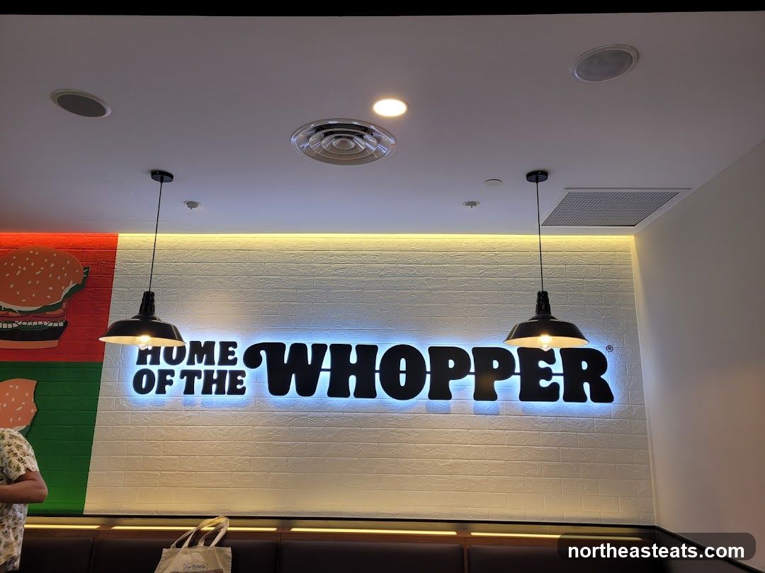 Burger King "Home of the Whopper" Sign