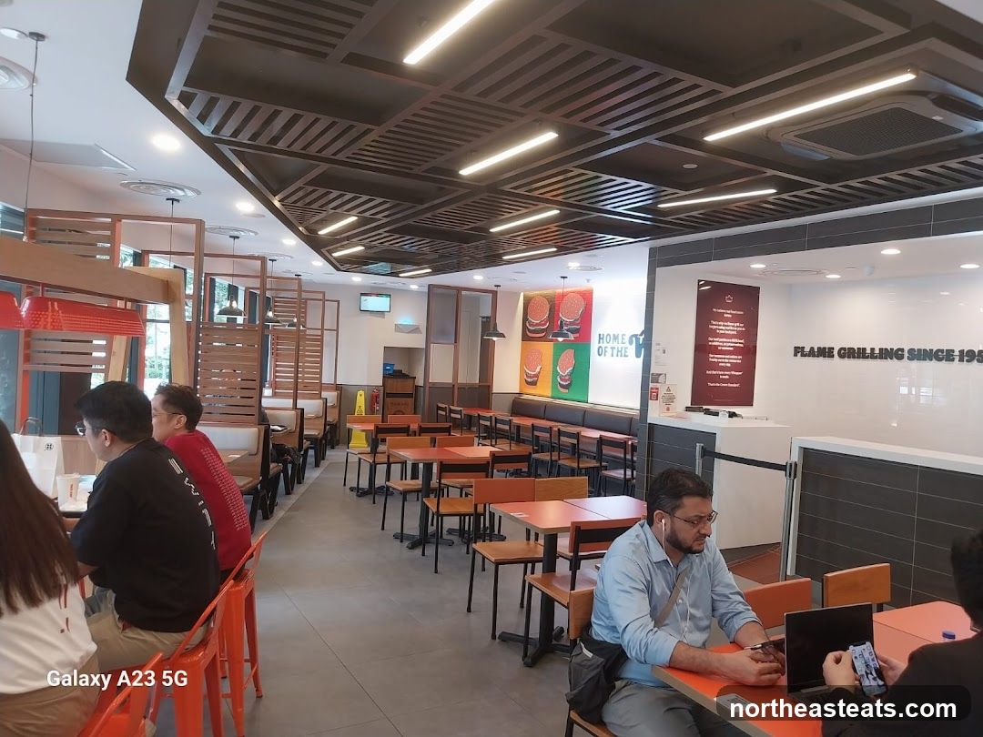 Burger Restaurant Interior