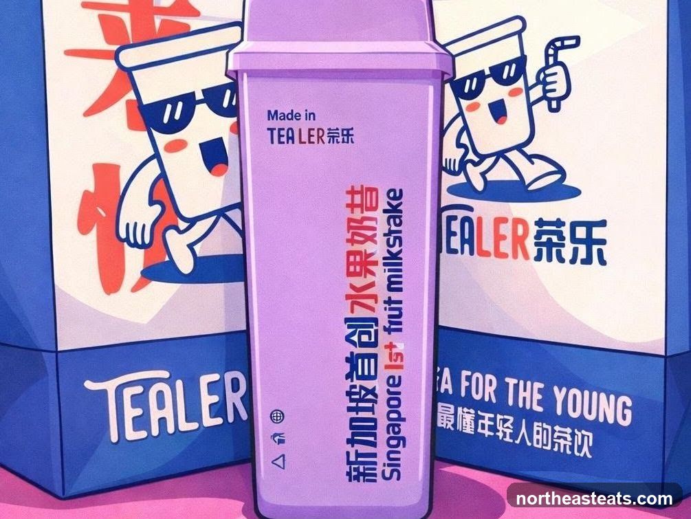 Tealer Fruit Milkshake Packaging