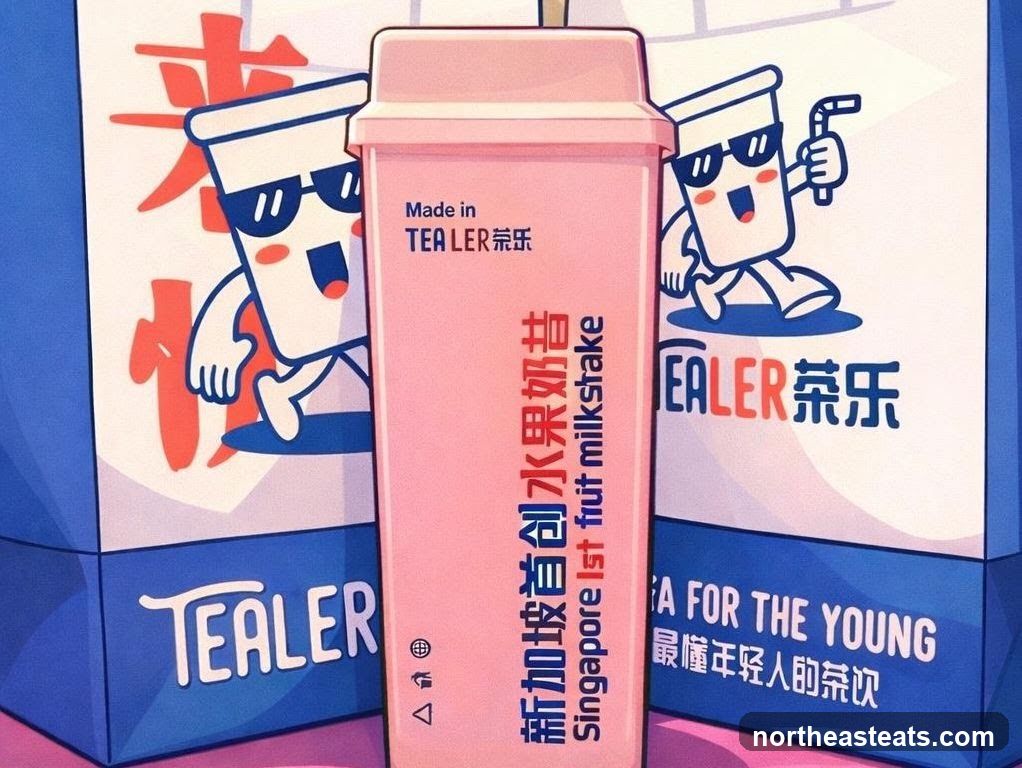 Tealer Fruit Milkshake Packaging