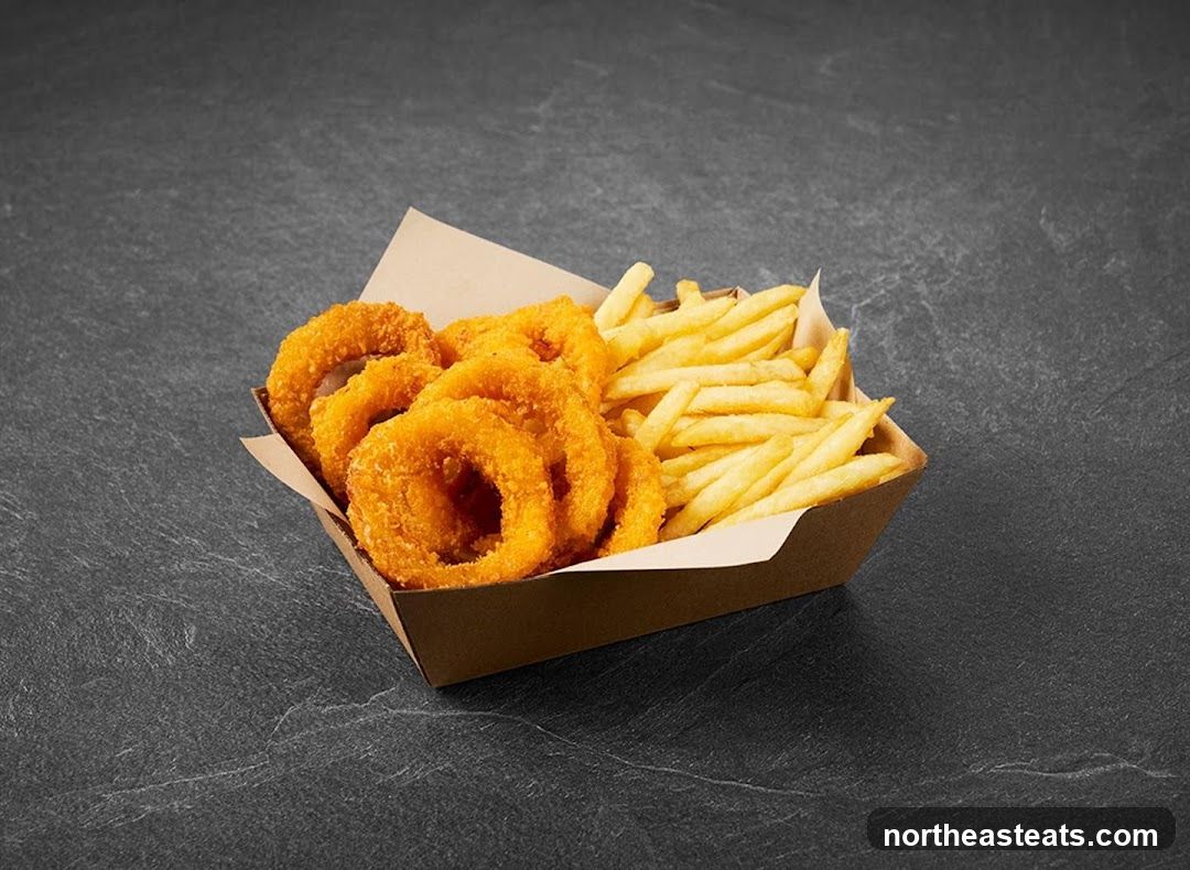 Onion Rings and French Fries