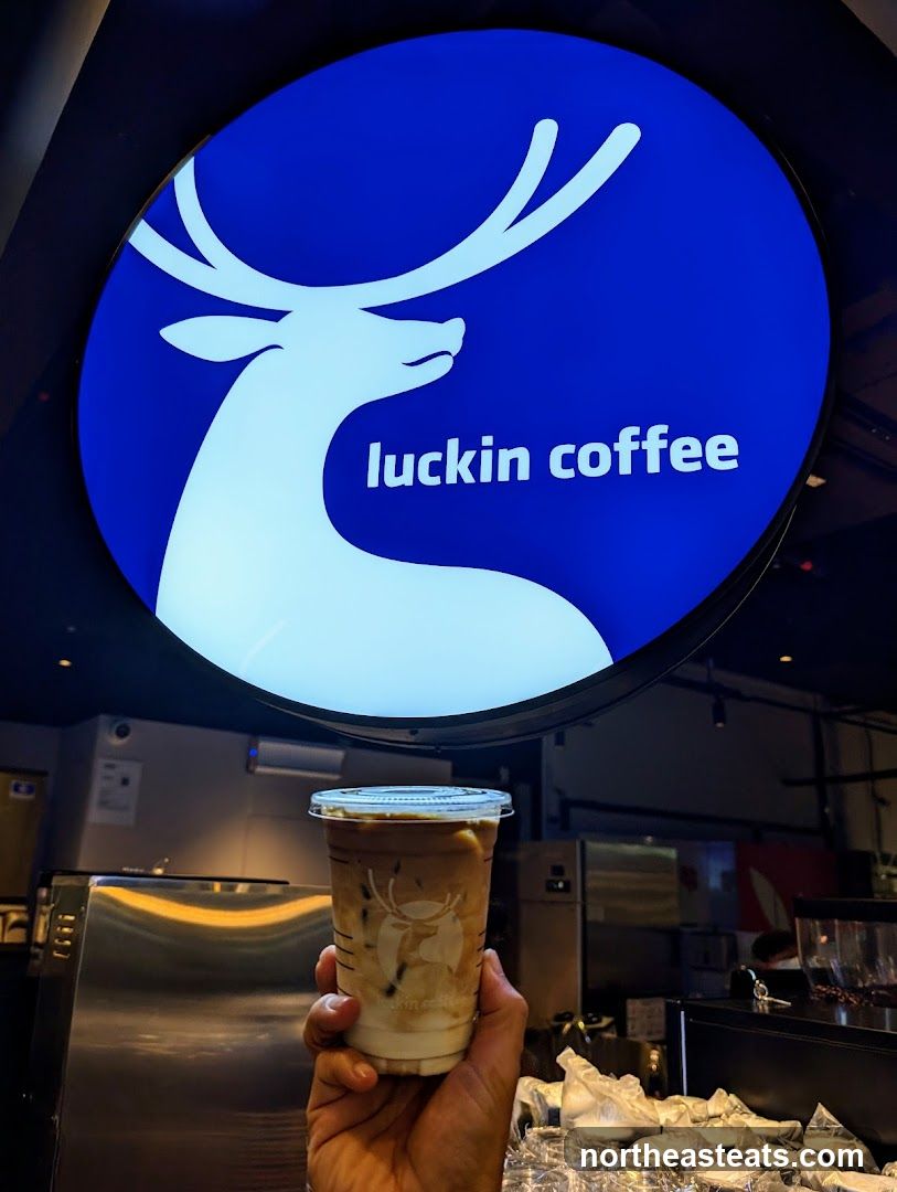 Luckin Coffee Logo and Drink