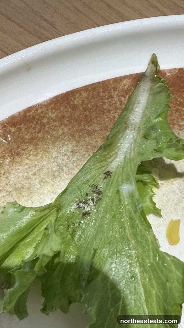 Lettuce Leaf on Plate