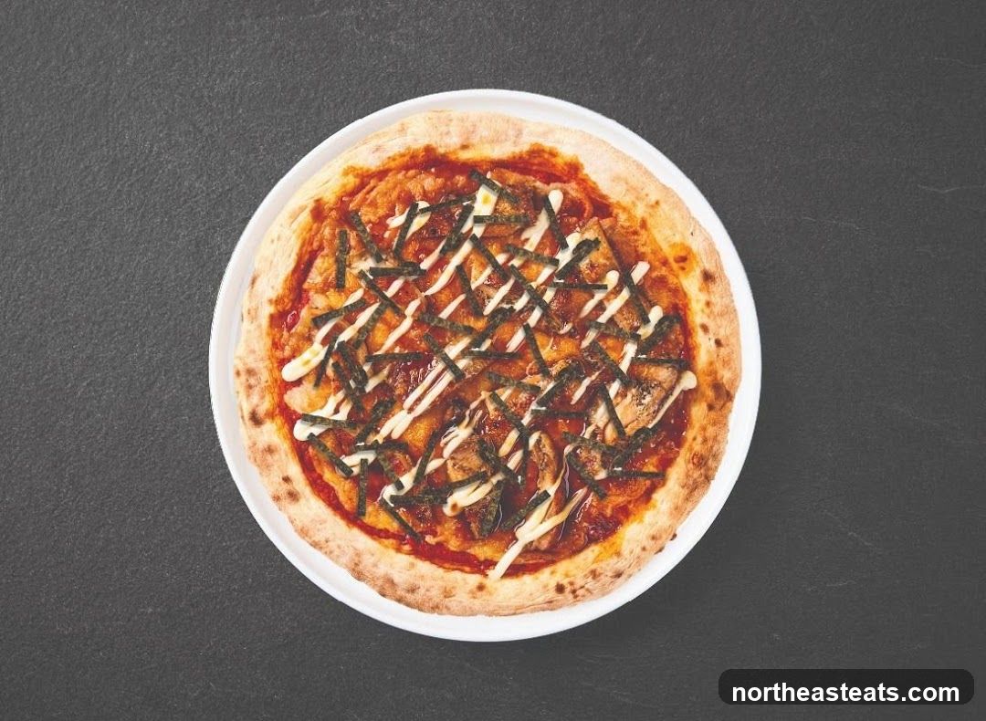 Pizza with toppings