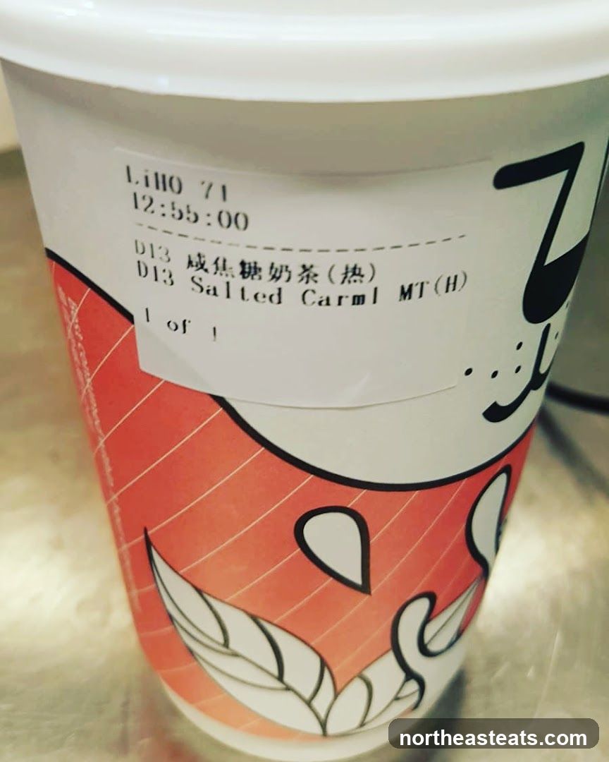 Beverage Cup Label