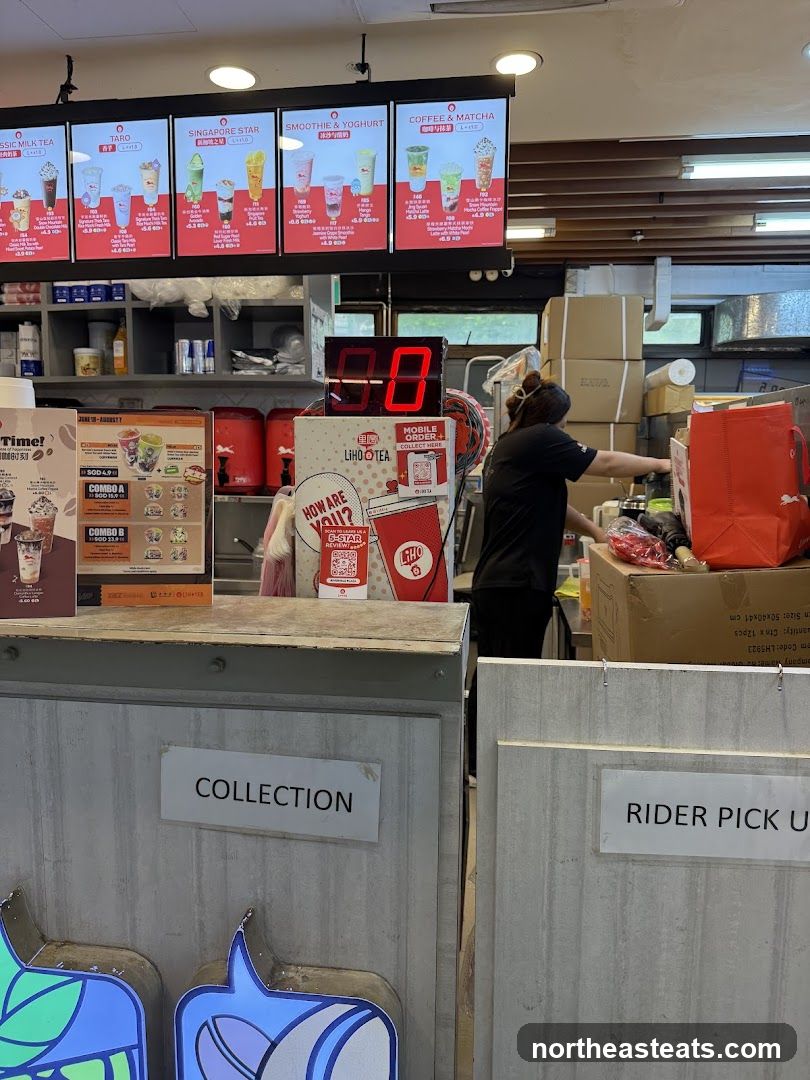Bubble Tea Shop Counter