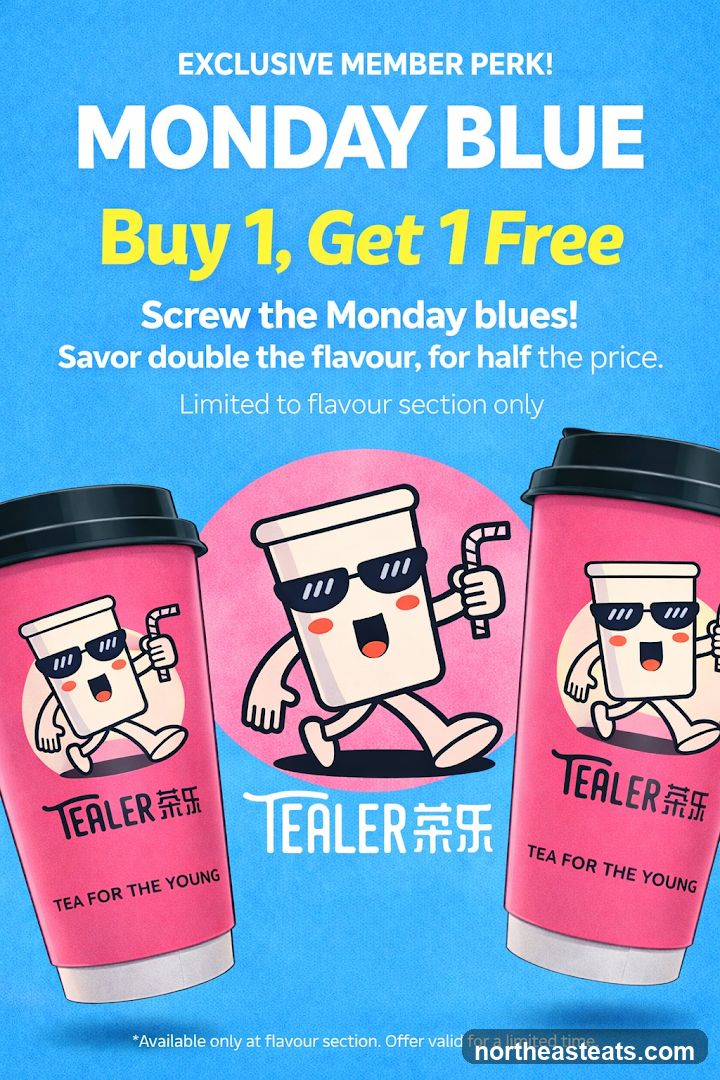 Monday Blue Buy 1 Get 1 Free Promotion