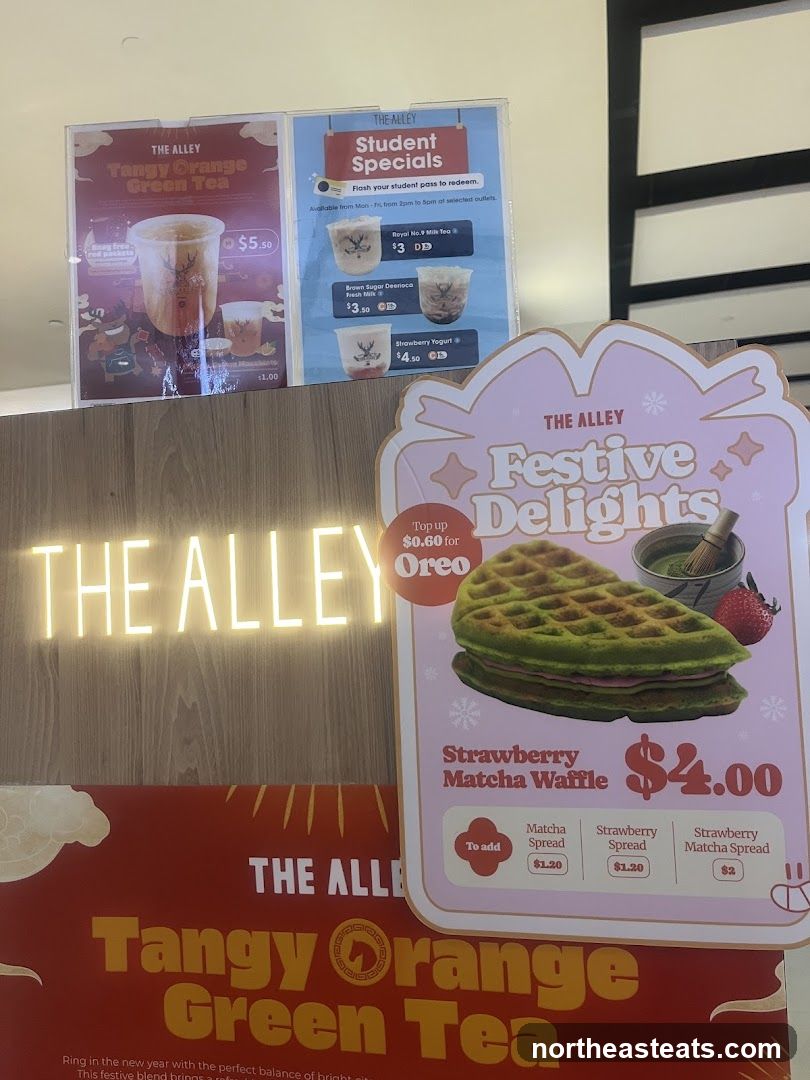 The Alley Festive Delights Menu