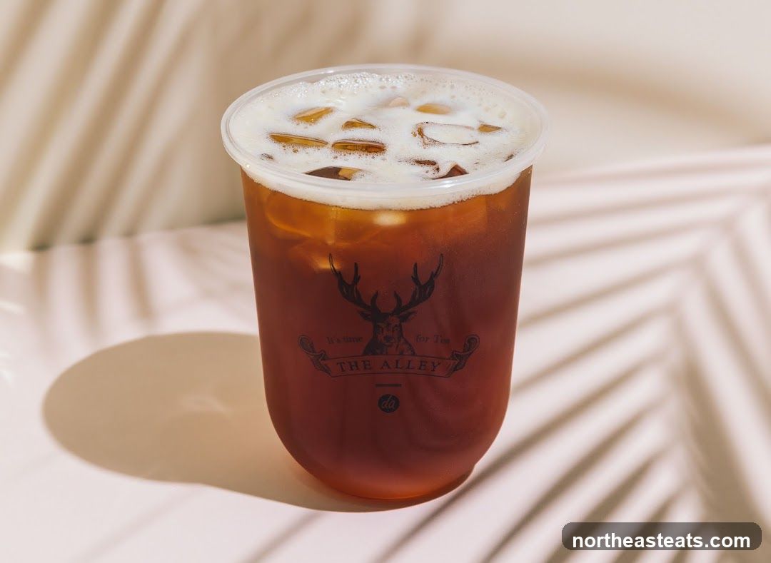 Iced Tea with Foam