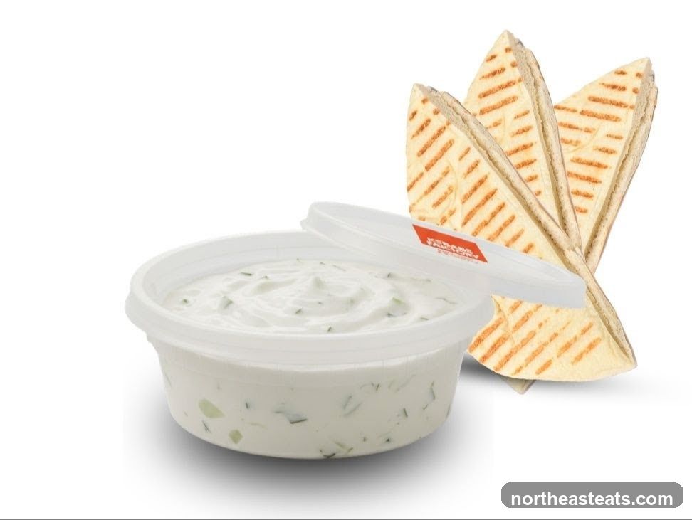 Tzatziki Dip with Pita Bread