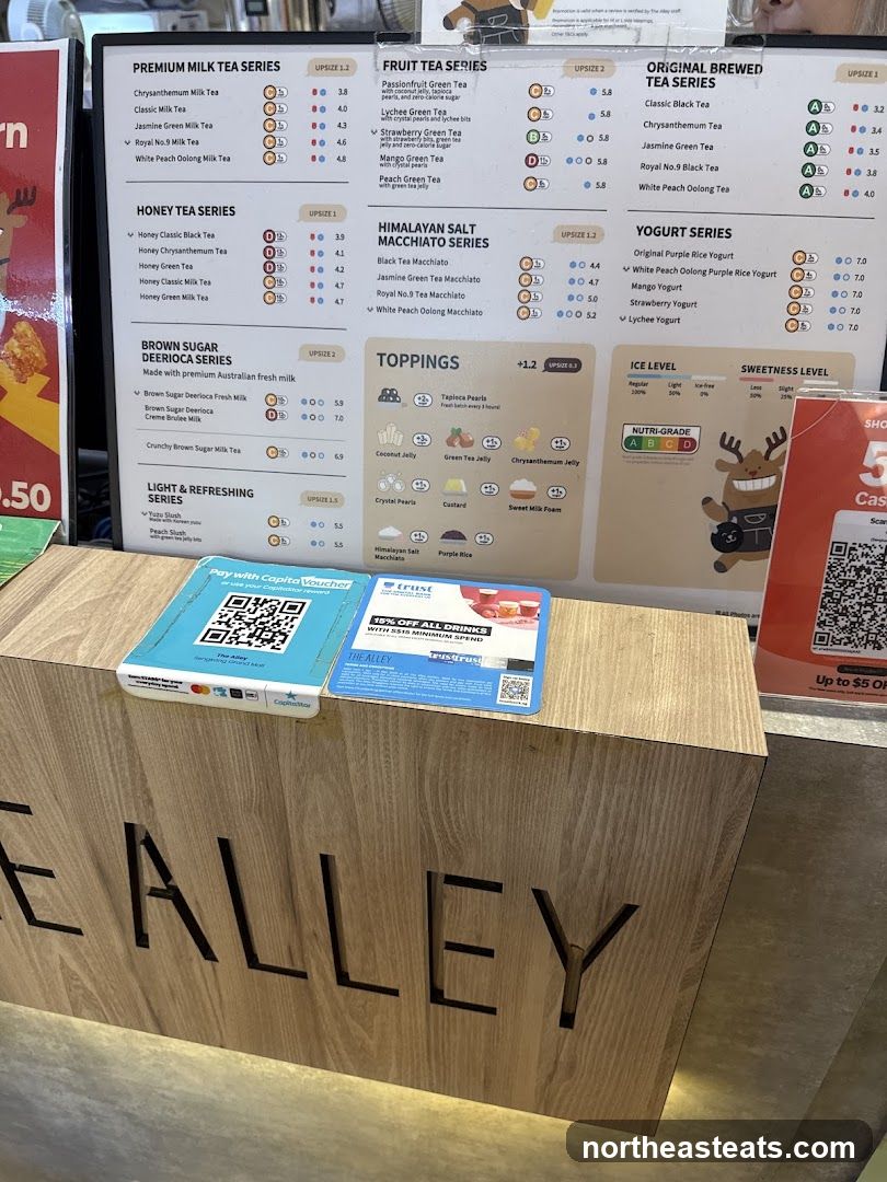 The Alley Menu