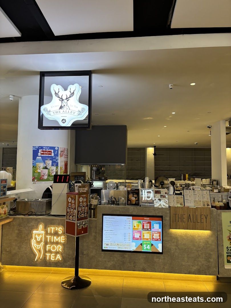 The Alley Tea Shop Counter