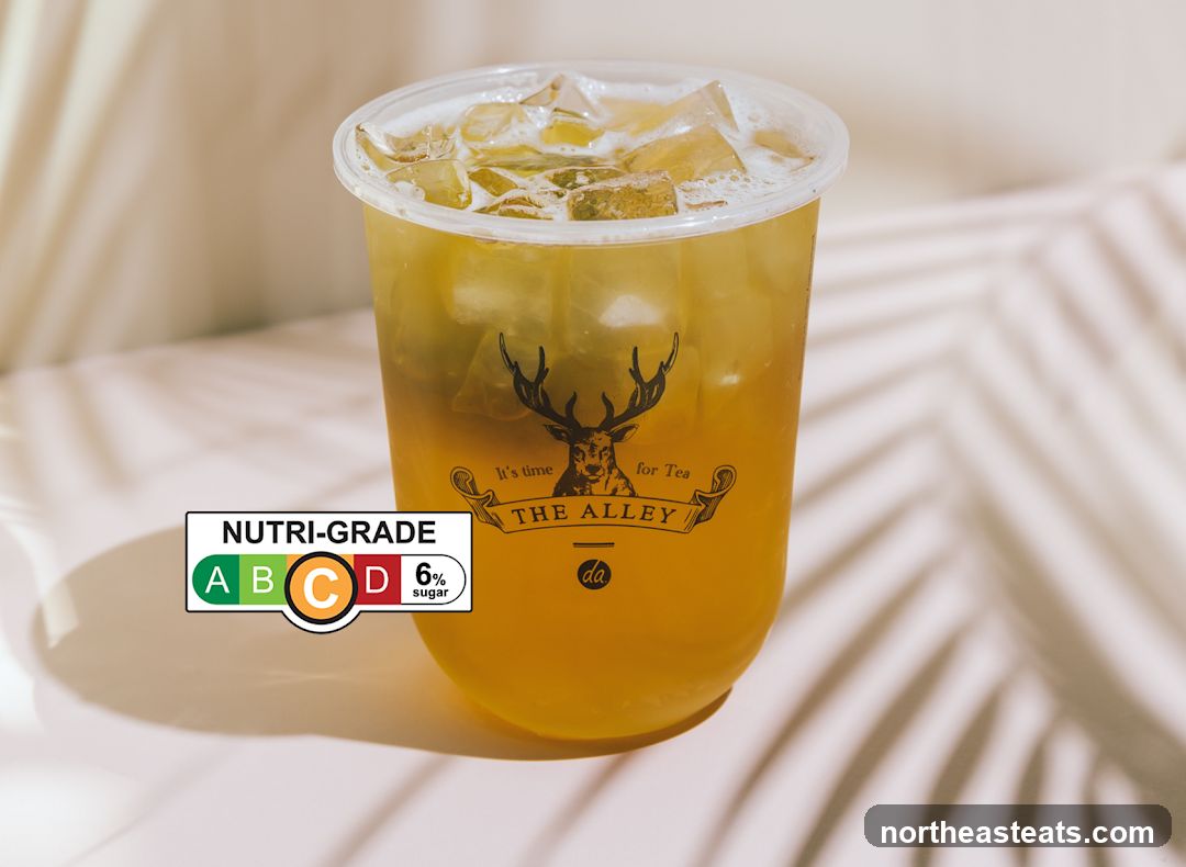 The Alley Drink with Nutri-Grade Label