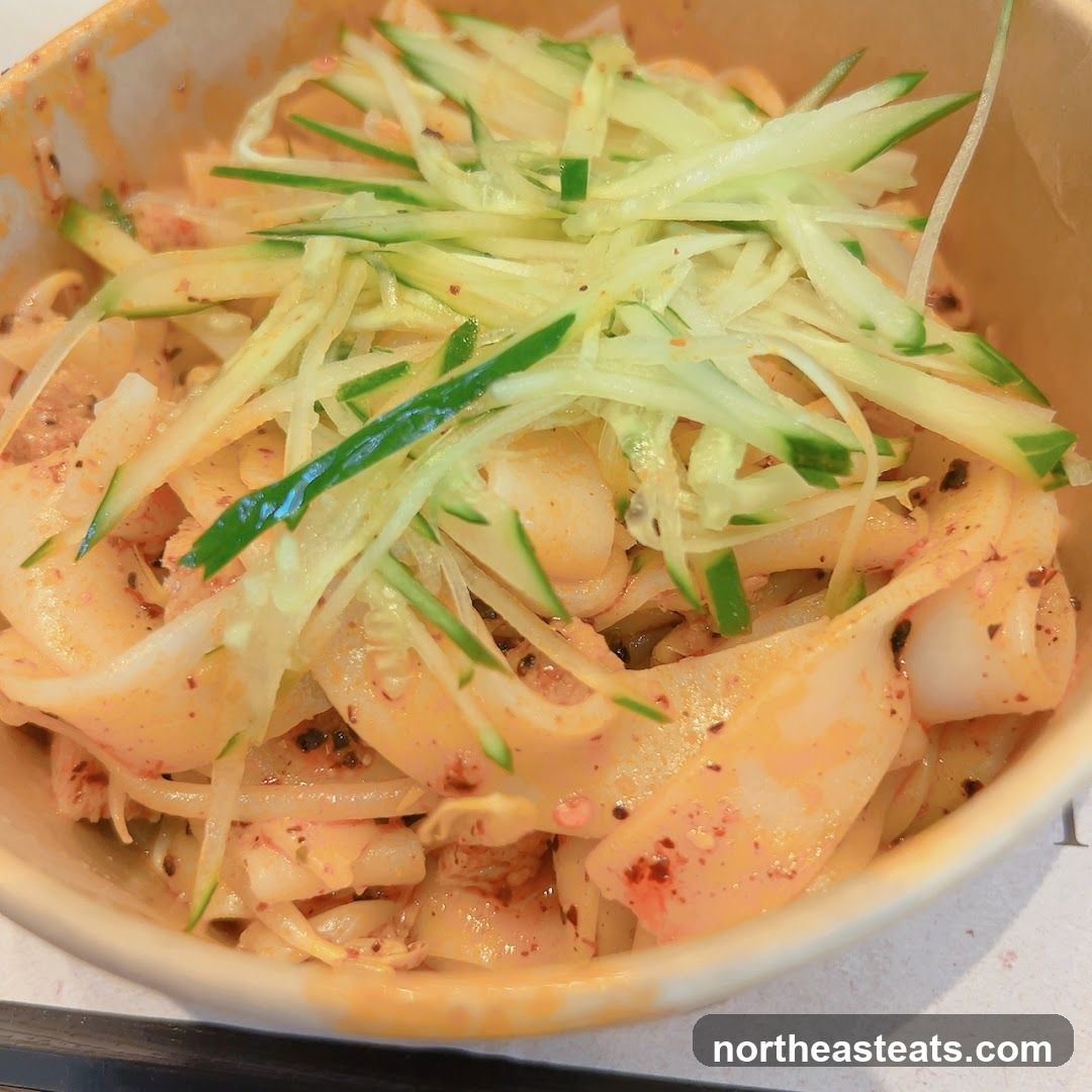 Noodle Dish with Cucumber