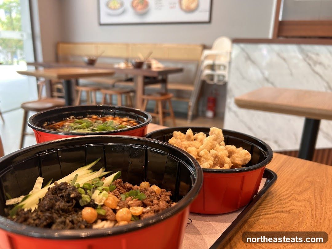 Takeout Bowls of Food