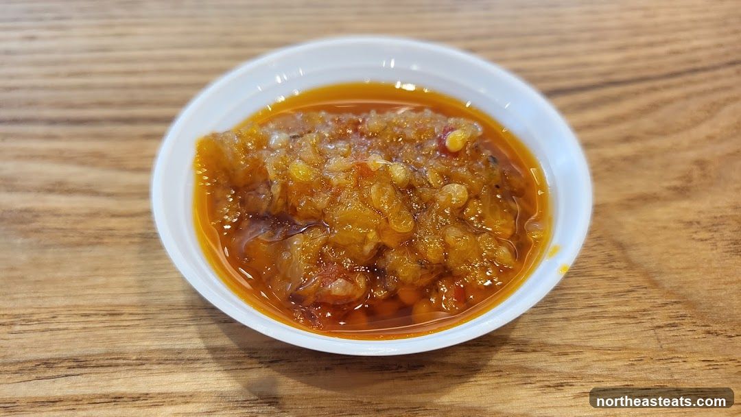 Sauce in a bowl