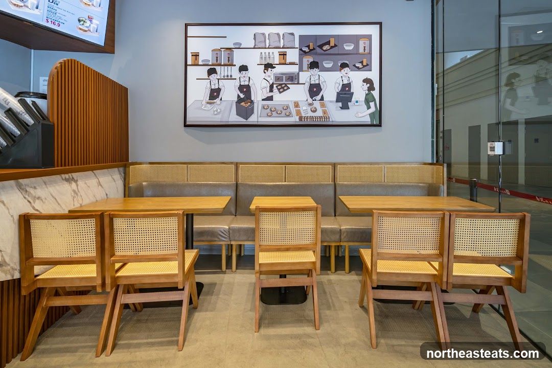 Cafe Interior with Artwork